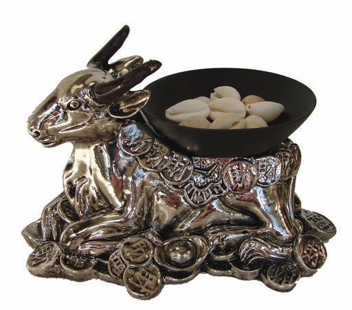 Wishfulfilling Cow with Cowrie Shells - Culture Kraze Marketplace.com