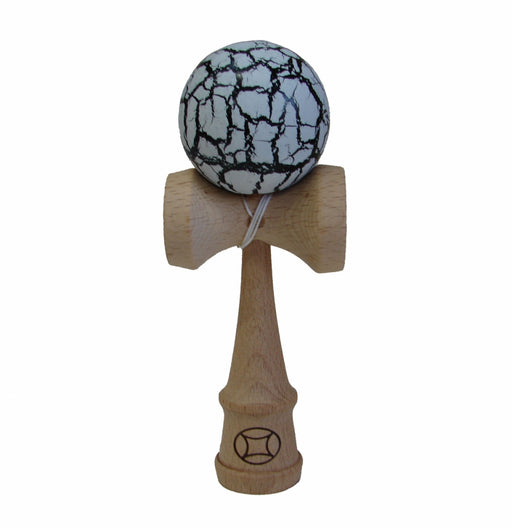 Black/White Crackle Kendama - Culture Kraze Marketplace.com