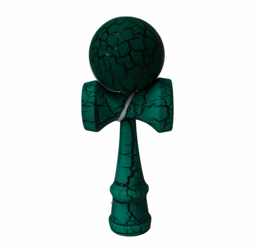 Full Print Black/Green Crackle Kendama - Culture Kraze Marketplace.com