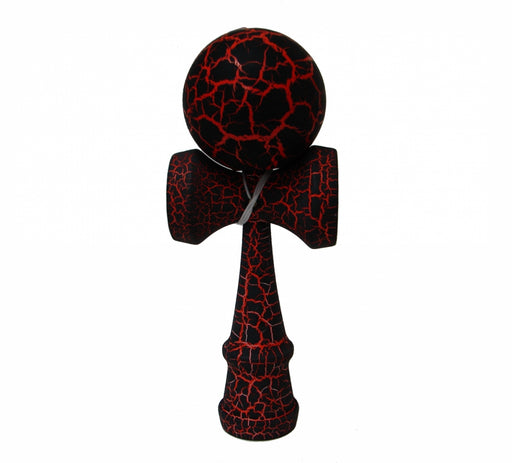 Full Print Red/Black Crackle Kendama - Culture Kraze Marketplace.com