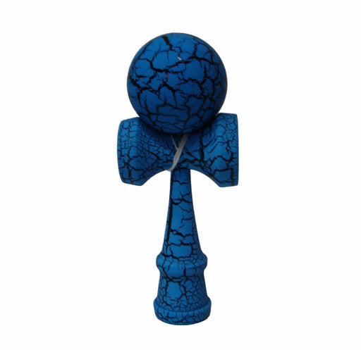 Full Print Black/Blue Crackle Kendama - Culture Kraze Marketplace.com