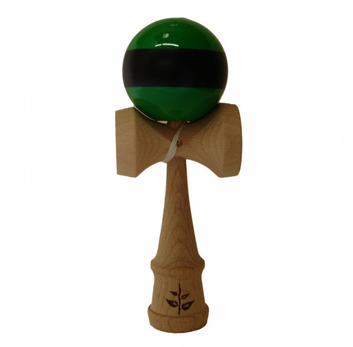 Green/Black Stripe Kendama - Culture Kraze Marketplace.com