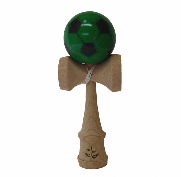 Black/Green Soccer Kendama - Culture Kraze Marketplace.com