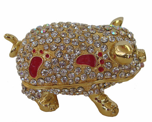 Bejeweled Feng Shui Pig Statue - Culture Kraze Marketplace.com