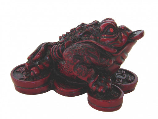 Red Money Frog on Coins - Culture Kraze Marketplace.com