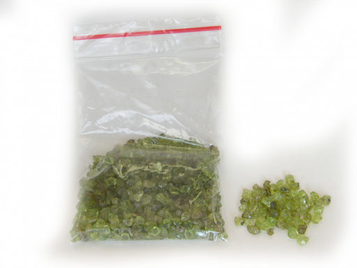 Small Green Peridot Tumbled Chip Crushed Stones - Culture Kraze Marketplace.com