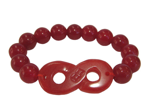 Carnelian Bracelet with Infinity Symbol - Culture Kraze Marketplace.com