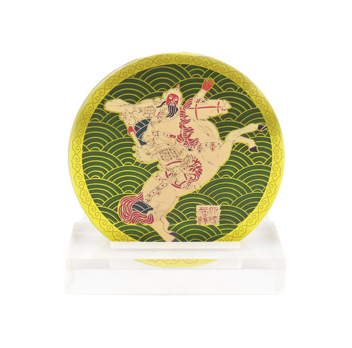 Kwan Kung Riding A Horse Plaque - Culture Kraze Marketplace.com