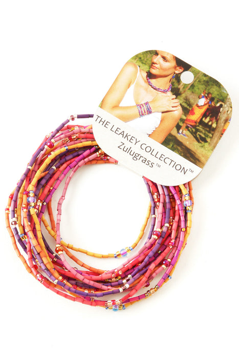 The Leakey Collection Serengeti Sunset Set/6 Zulugrass Strands - Culture Kraze Marketplace.com