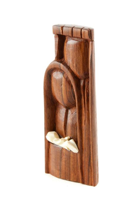 Small Mozambican Sandalwood Nativity - Culture Kraze Marketplace.com